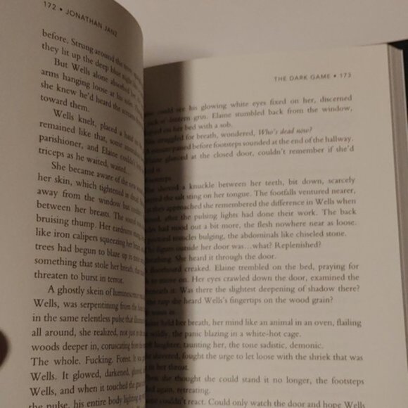 3/$13 *** Host Pick *** Dark Game by Jonathan Janz adult hardcover horror Book - Picture 6 of 8
